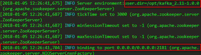 Install Apache Kafka 1.0 On Linux - Start ZooKeeper Successfully.