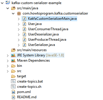 Kafka Custom Serializer, Deserializer - Source Code